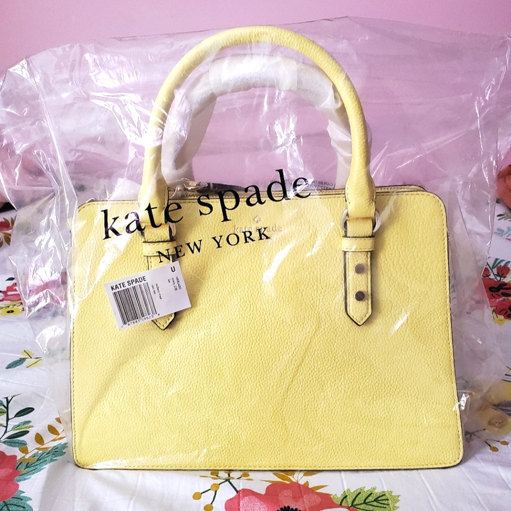 Yellow Kate Spade Mulberry Purse - Picture 9 of 10
